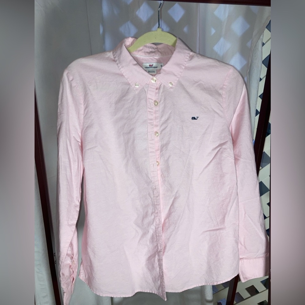 Vineyard Vines sz 12 fitted buttondown